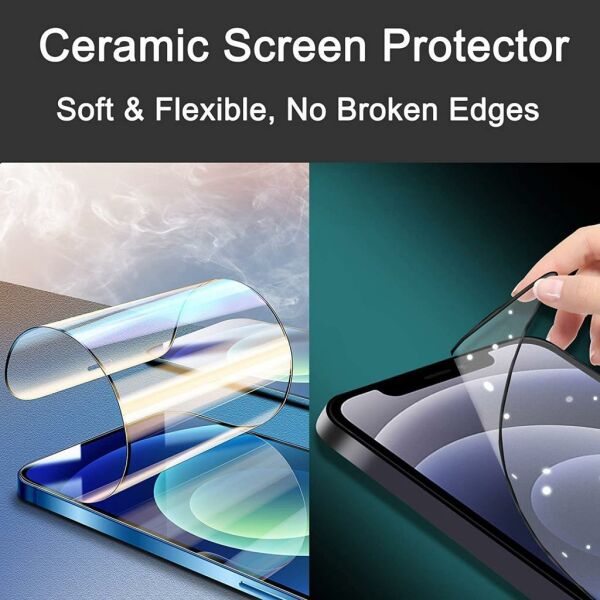 Apple iPhone 13 Mini Ekran Koruyucu Flexible Nano Tam Kaplama