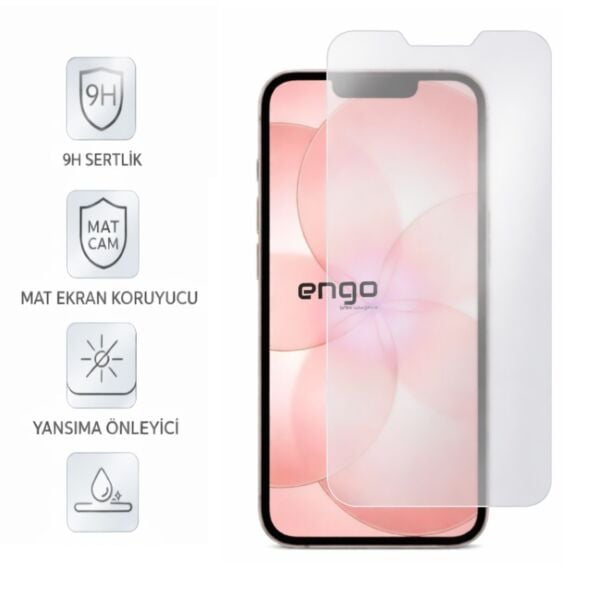 Apple iPhone 17e Mat Ekran Koruyucu 9H Nano Şeffaf 6.1 inç