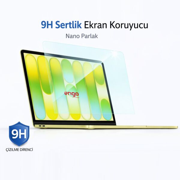 MacBook Neo 13 inç Ekran Koruyucu 9H Nano Parlak Şeffaf