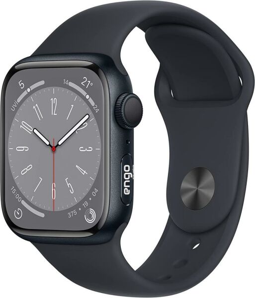 Apple Watch 8 Spor Kordon Watch 41 mm Uyumlu Silikon Spor Kordon