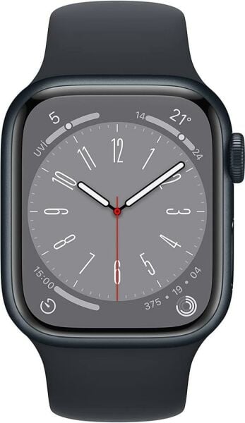 Apple Watch 8 Spor Kordon Watch 41 mm Uyumlu Silikon Spor Kordon