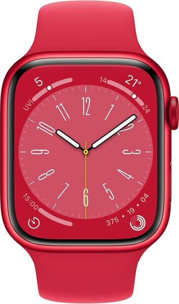 Apple Watch 8 Spor Kordon Watch 41 mm Uyumlu Silikon Spor Kordon