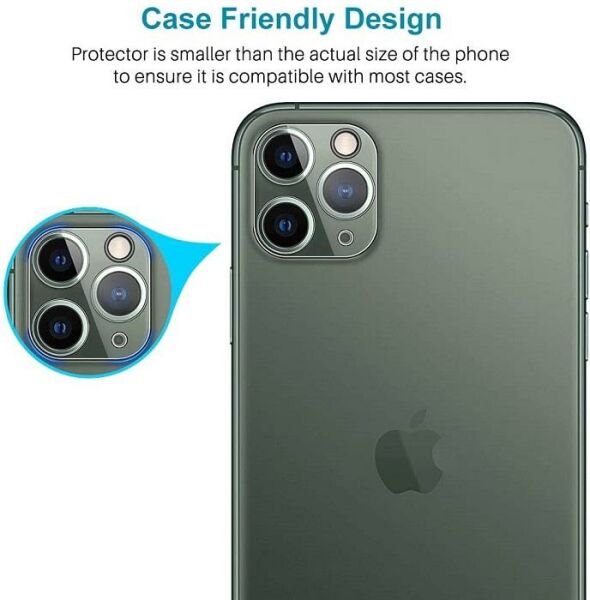 Apple iPhone 11 Pro Max Kamera Koruyucu Temperli Cam