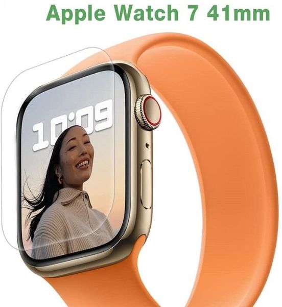 Apple Watch 7 41 mm Ekran Koruyucu Esnek Cam iWatch 7 2021