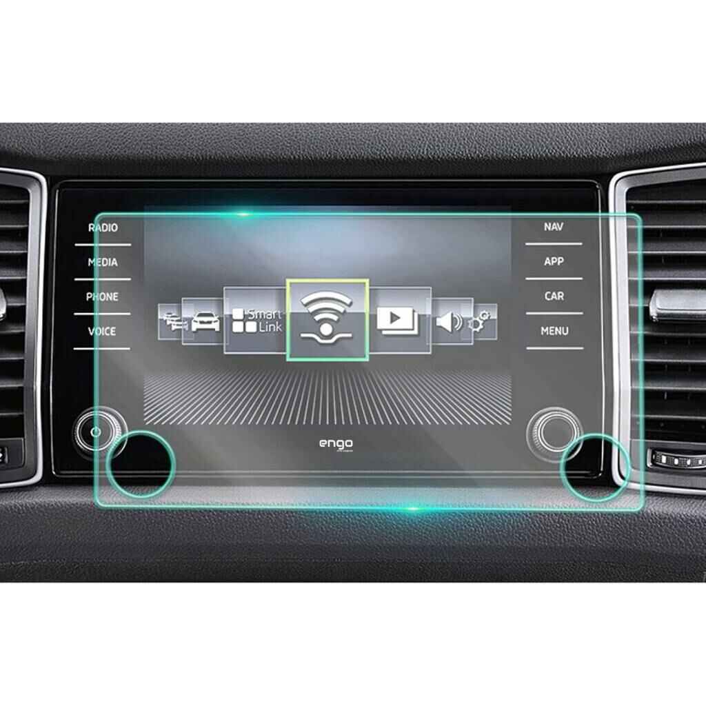 Skoda Kodiaq Ekran Koruyucu 8 inç Multimedya Nano Şeffaf