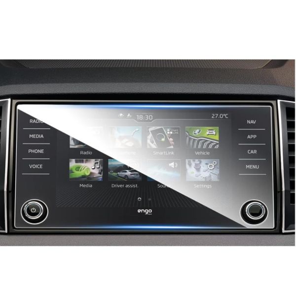 Skoda Karoq Ekran Koruyucu 8 inç Multimedya Nano Şeffaf