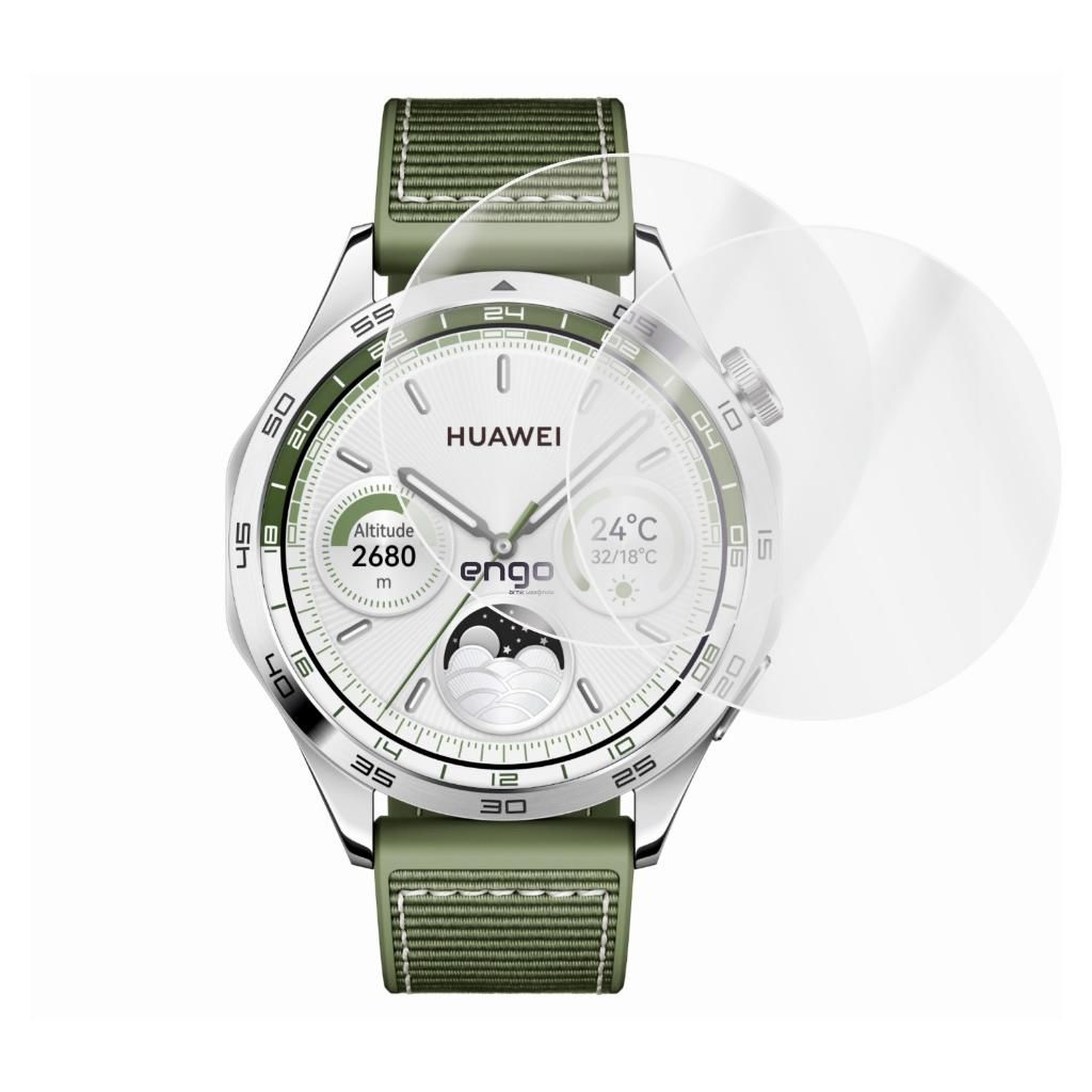 Huawei Watch GT 4 46mm Ekran Koruyucu Şeffaf TPU Film 2 Adet