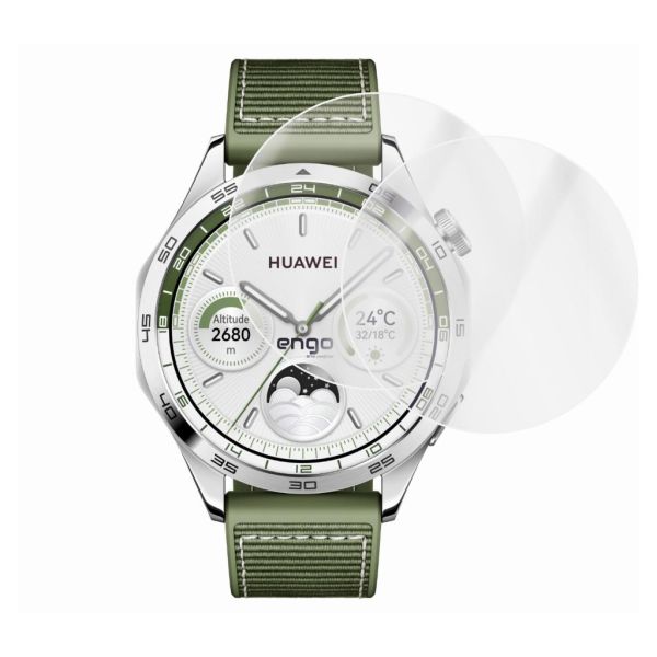 Huawei Watch GT 4 46mm Ekran Koruyucu Şeffaf TPU Film 2 Adet
