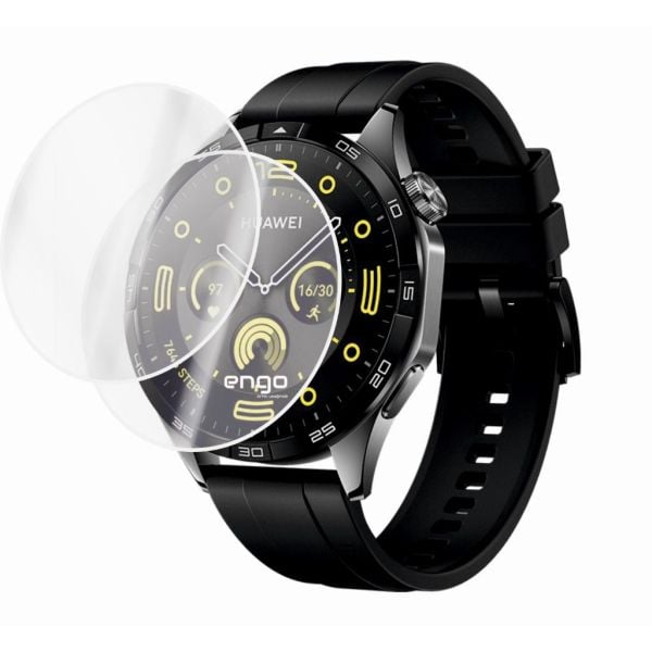 Huawei Watch GT 4 46mm Ekran Koruyucu Şeffaf TPU Film 2 Adet