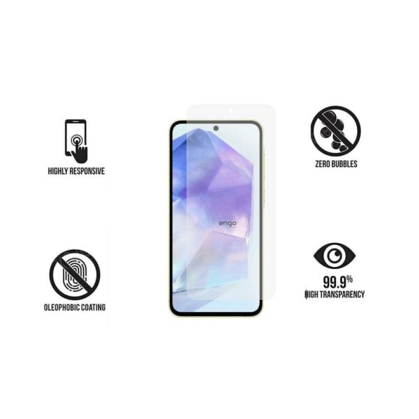 Samsung Galaxy A55 5G Mat Ekran Koruyucu Şeffaf