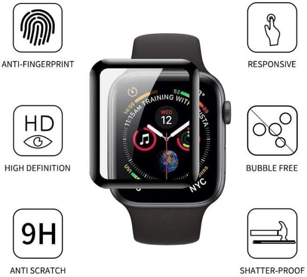 Apple Watch Series 6 Ekran Koruyucu Temperli Esnek Cam (40 mm)