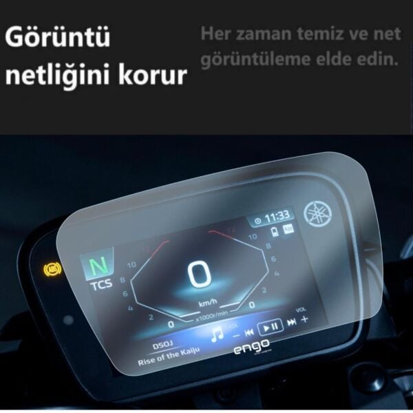 Yamaha MT 125 5 inç Ekran Koruyucu TFT Gösterge Nano Parlak