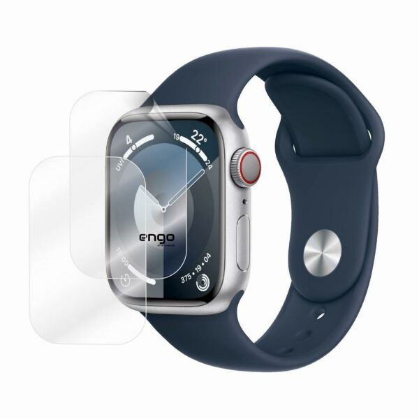 Apple Watch 9 41mm Mat Ekran Koruyucu TPU Film 2 Adet