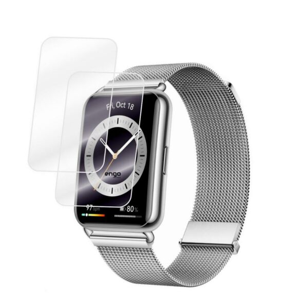 Huawei Watch Fit Elegant Mat Ekran Koruyucu TPU Film 2 Adet