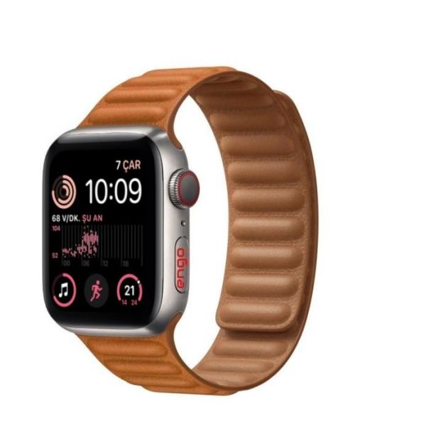 Apple Watch Kordon SE 40mm Baklalı Kordon Kahverengi