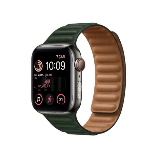 Apple Watch Kordon SE 40mm Baklalı Kordon Yeşil