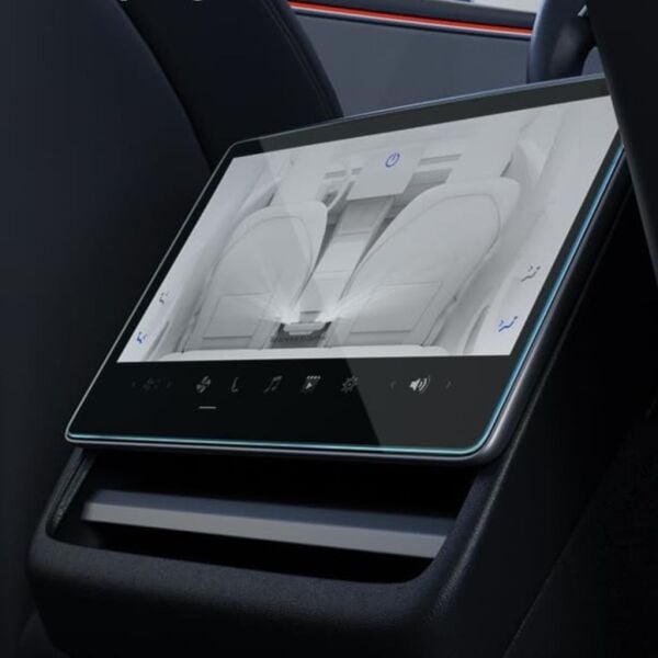 Tesla Y Arka Ekran 8 inç Ekran Koruyucu Nano Film Parlak