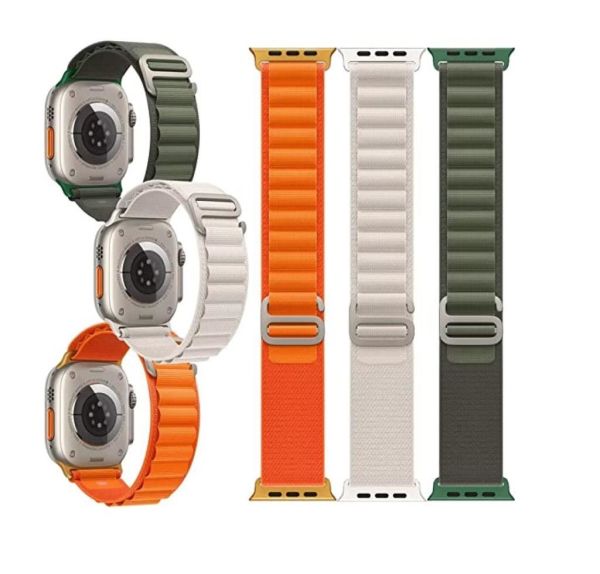 Apple Watch Alpine Kordon 42mm 44mm 45mm 49mm Uyumlu Alpine Kordon