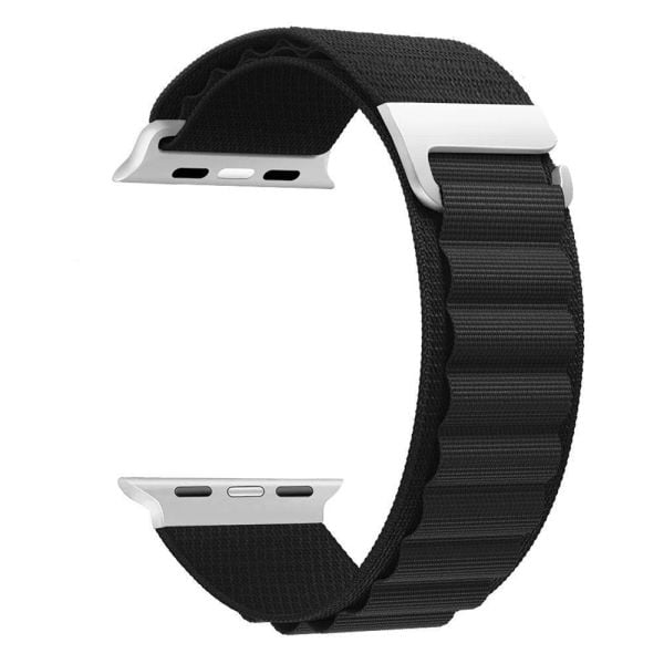 Apple Watch Alpine Kordon 42mm 44mm 45mm 49mm Uyumlu Alpine Kordon Siyah