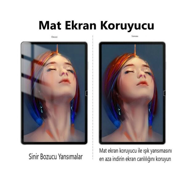 Sprange Vasoun P-200 12 inç Mat Ekran Koruyucu Nano Şeffaf