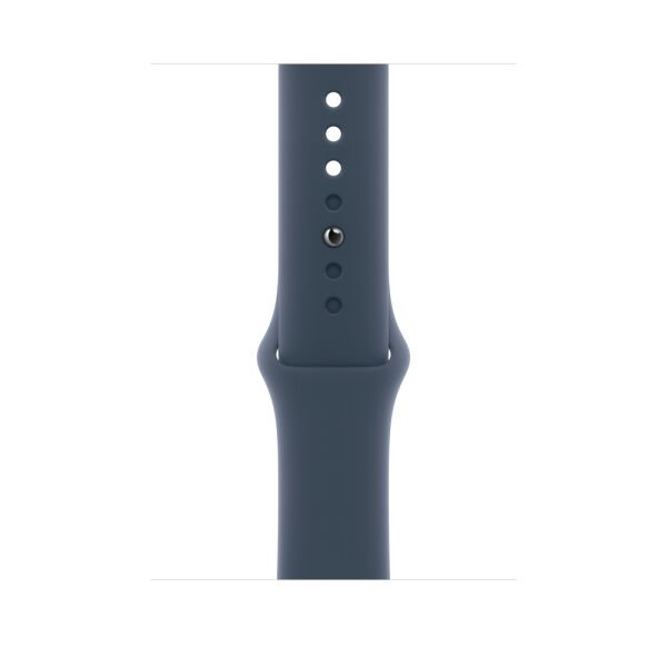Apple Watch 9 45mm Spor Kordon Premium Suya Dayanıklı M/L Koyu Mavi