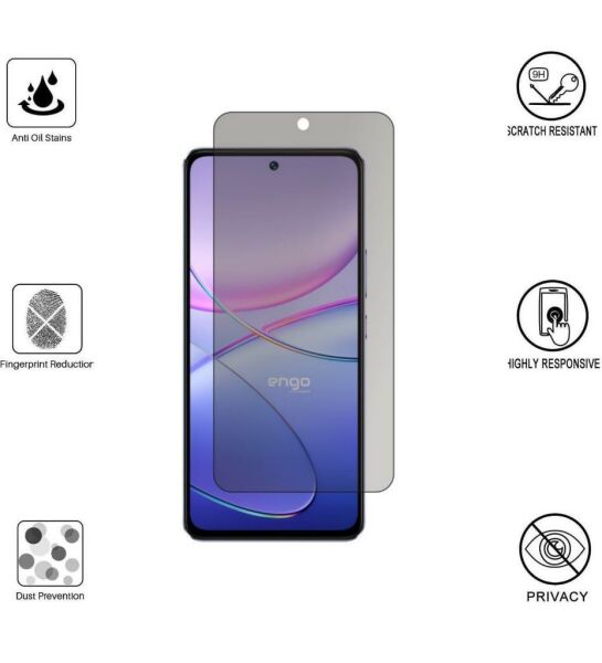Xiaomi Poco C61 İle Uyumlu Hayalet Ekran Koruyucu Şeffaf