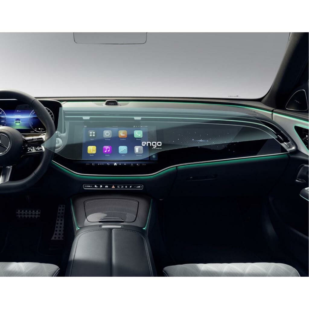 Mercedes E220 Ekran Koruyucu Multimedya + Yolcu Ekranı W214