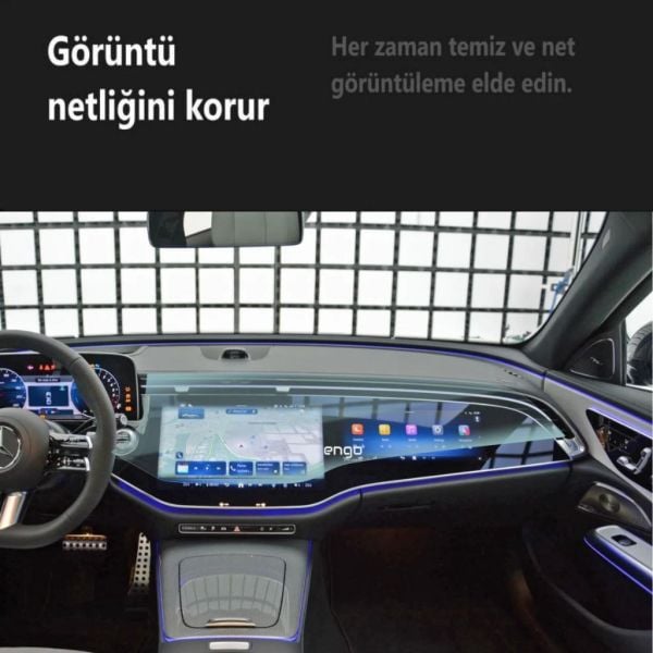 Mercedes E180 Ekran Koruyucu Multimedya + Yolcu Ekranı W214