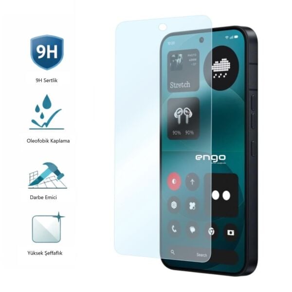 Nothing Phone 4a Pro Ekran Koruyucu 9H Nano Şeffaf