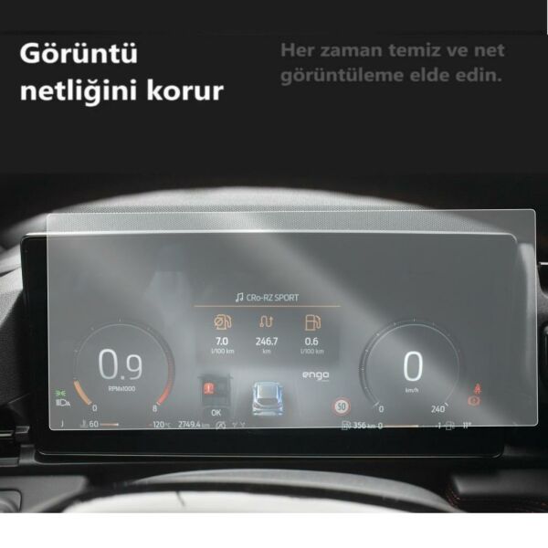 Ford Puma Mat Ekran Koruyucu 12.8 inç Dijital Gösterge