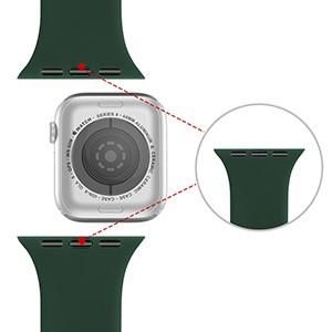 Apple Watch Spor Kordon Watch 8 45mm Uyumlu Spor Silikon Kordon Siyah