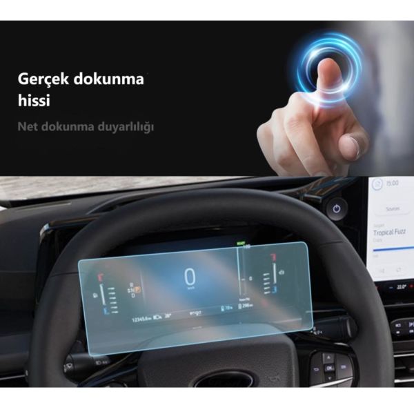 Ford Tourneo Custom Ekran Koruyucu 8 inç Dijital Gösterge