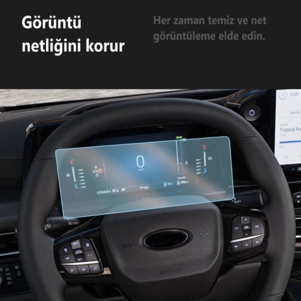 Ford Tourneo Custom Ekran Koruyucu 8 inç Dijital Gösterge