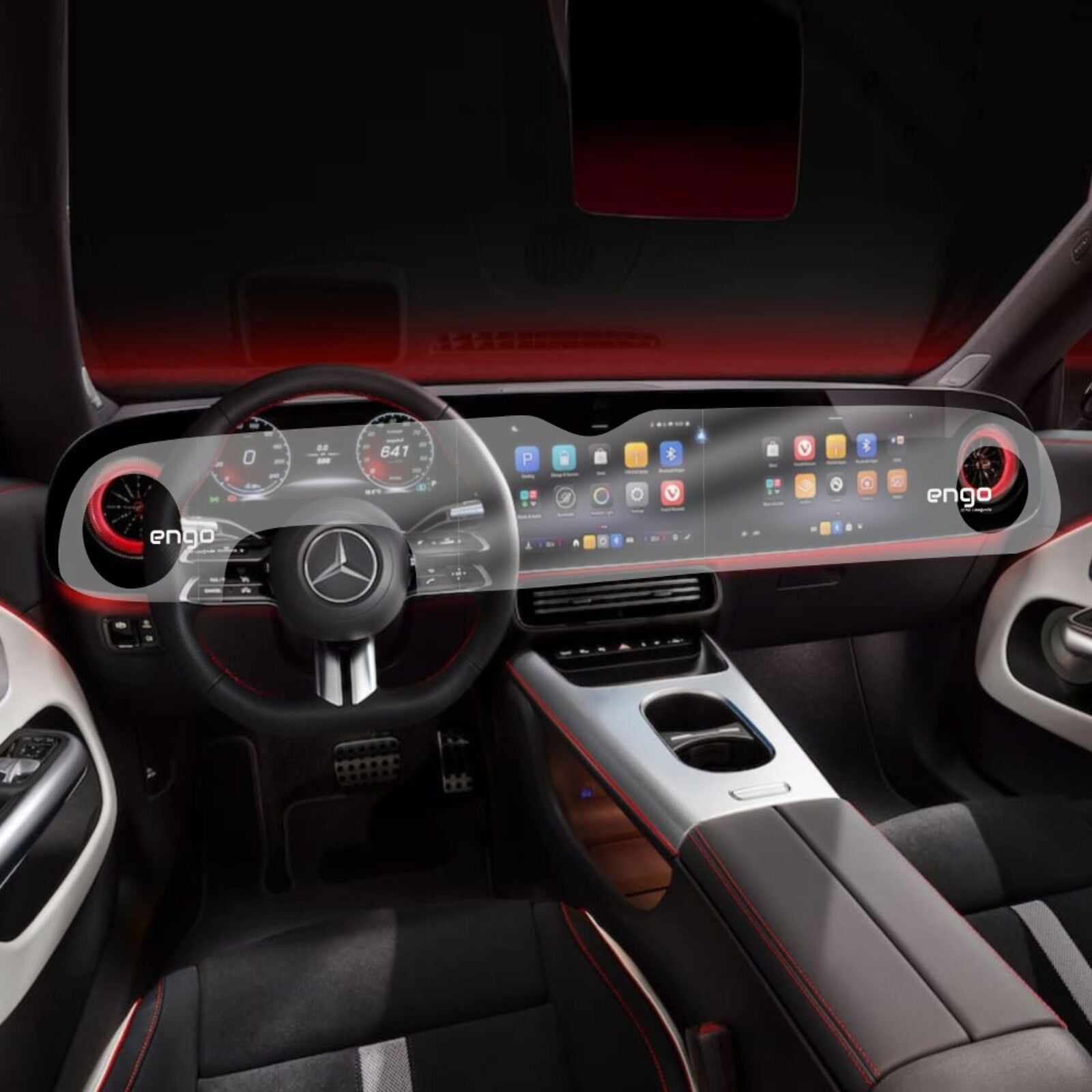 Mercedes GLB Mat Ekran Koruyucu GLB 200 Elektrikli 4 Parça