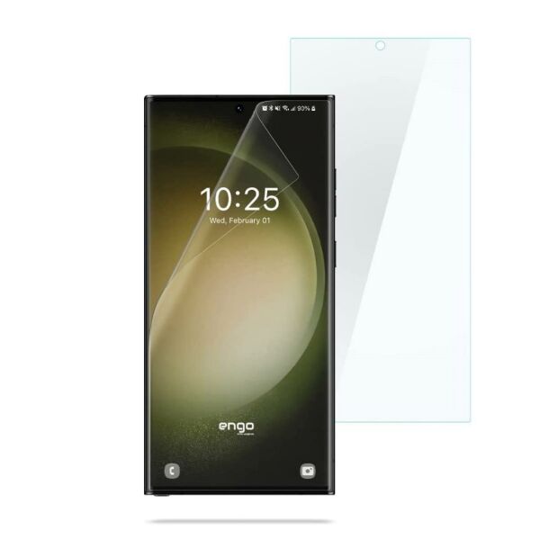 Samsung Galaxy S23 Ultra Ekran Koruyucu Nanoflex Şeffaf Tam Kaplama
