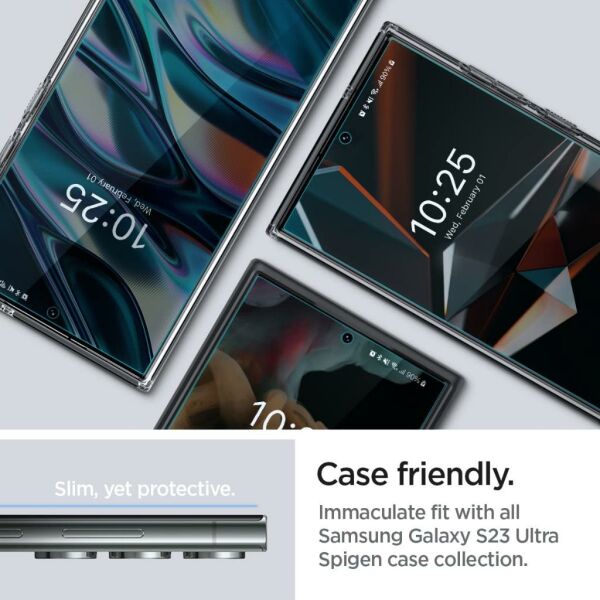 Samsung Galaxy S23 Ultra Ekran Koruyucu Nanoflex Şeffaf Tam Kaplama