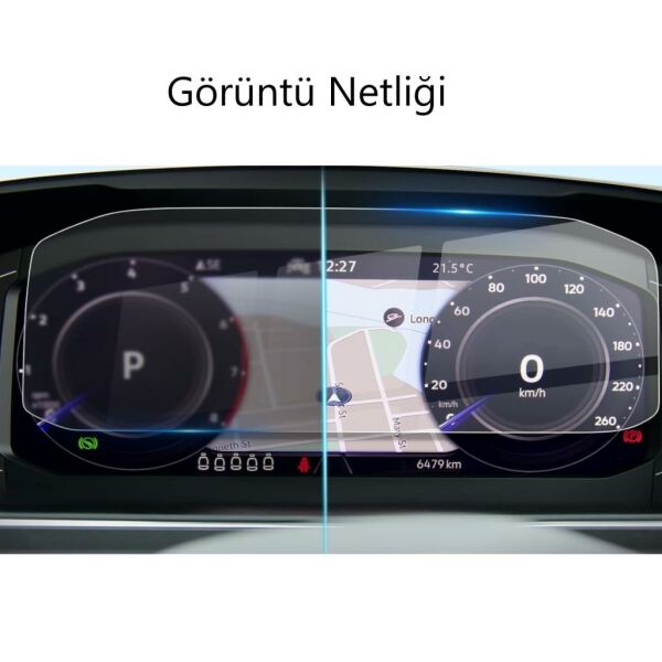 Toyota Land Cruiser Prado Mat Ekran Koruyucu 12.3'' Gösterge