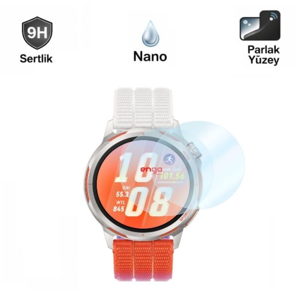 Huawei Watch GT Runner 2 Ekran Koruyucu Nano 2'li Set