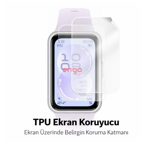 Huawei Band 11 Ekran Koruyucu TPU Şeffaf Film 2 Adet