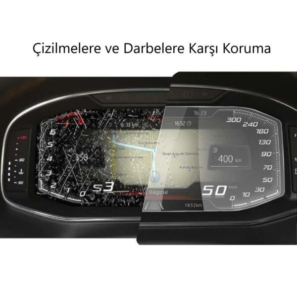 Cupra Terramar Mat Ekran Koruyucu 10.25 inç Dijital Gösterge