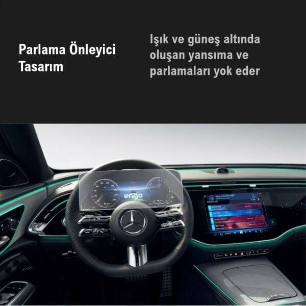 Mercedes E180 Gösterge Paneli Mat Ekran Koruyucu W214