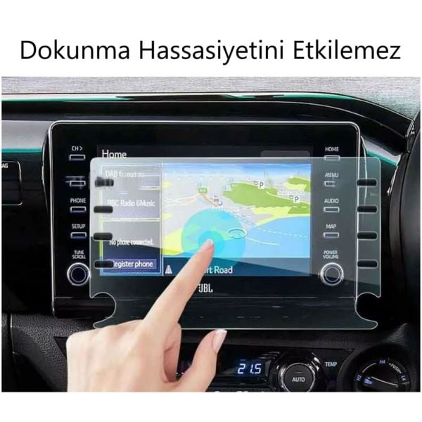 Toyota Rav4 Ekran Koruyucu 8 inç Multimedya Navigasyon
