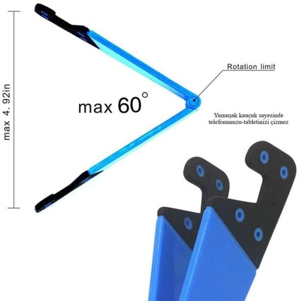 Cep Telefon & Tablet Standı V Modeli Telefon Tablet Tutucu 2 Adet