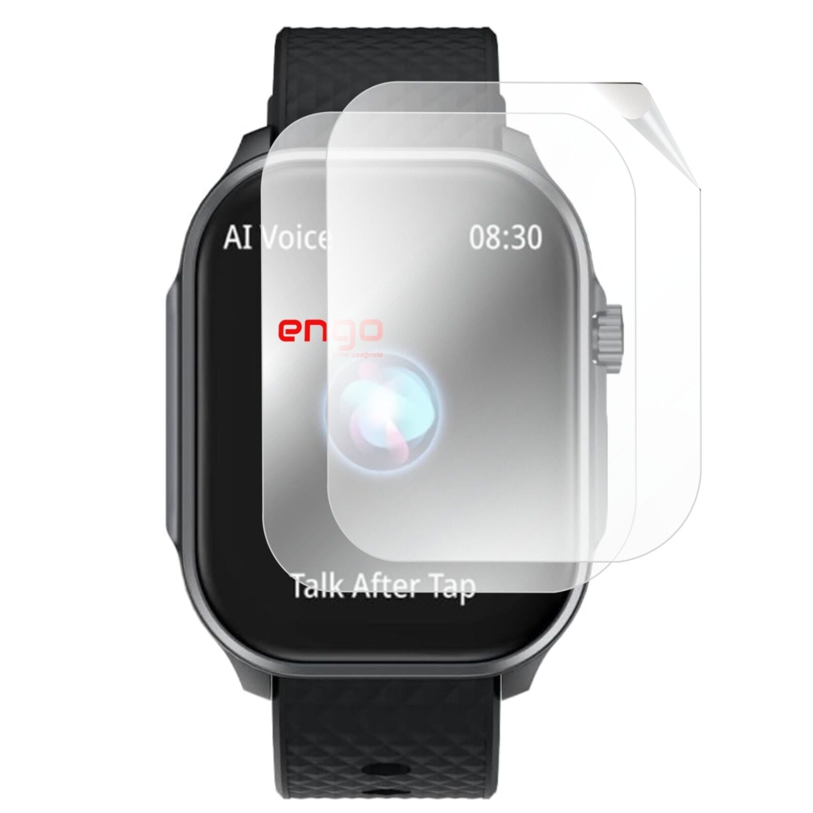 Tecno Watch 3 Active Ekran Koruyucu TPU 2'li Şeffaf