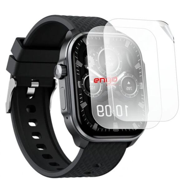 Tecno Watch 3 Active Ekran Koruyucu TPU 2'li Şeffaf