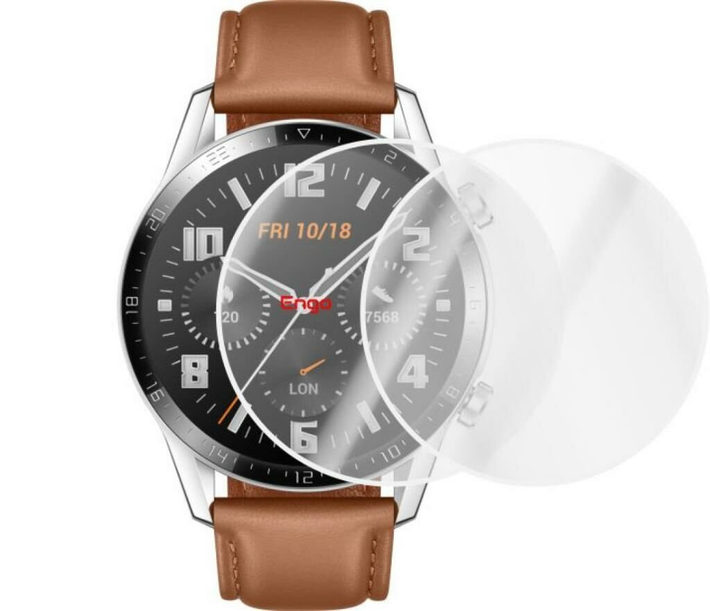 Huawei Watch GT2 46 mm Ekran Koruyucu Şeffaf TPU Film 2 Adet