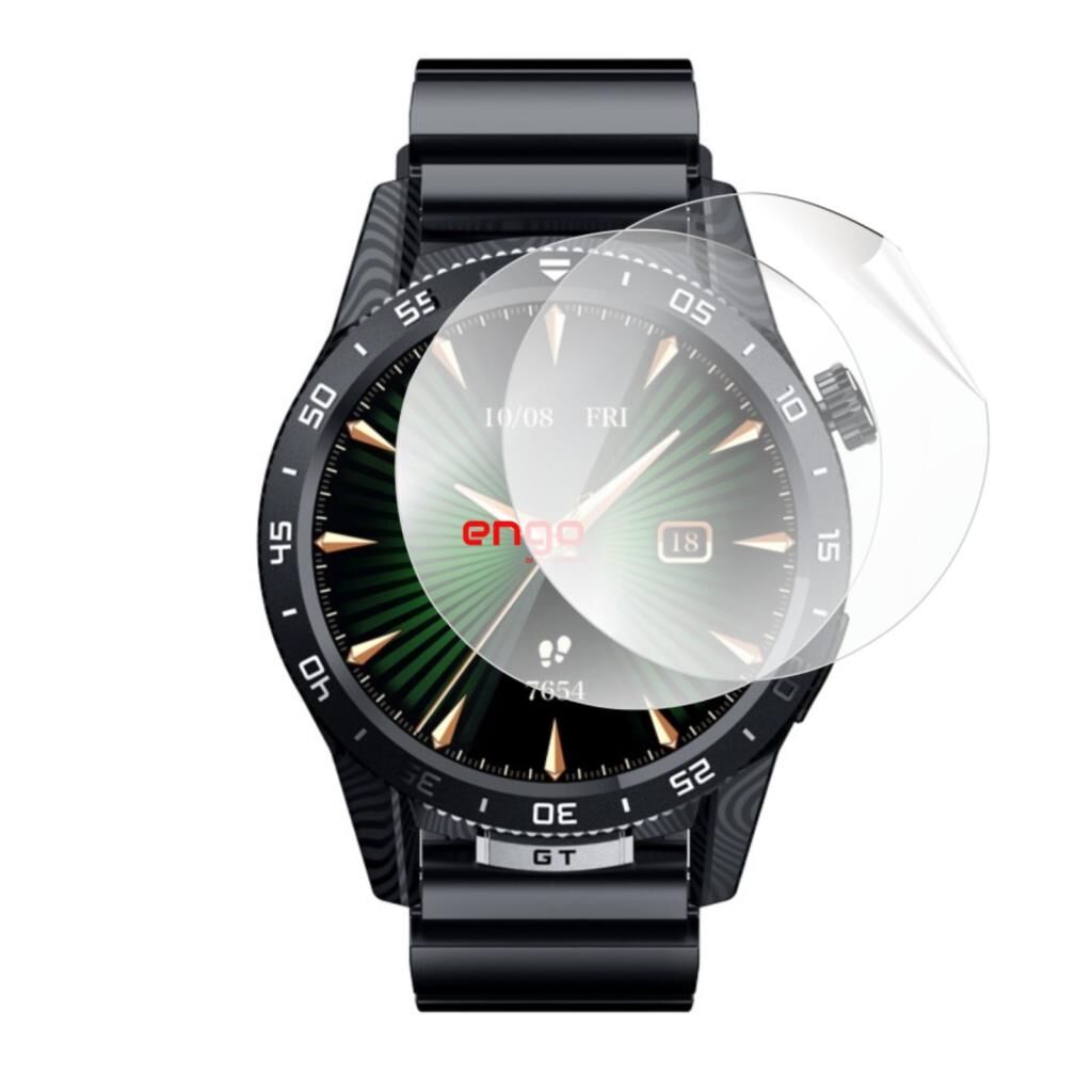 Tecno Watch GT Ekran Koruyucu TPU Şeffaf 2'li Set