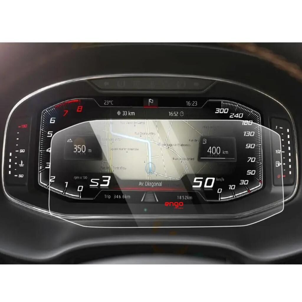 Cupra Leon 10.25 inç Mat Ekran Koruyucu Dijital Gösterge