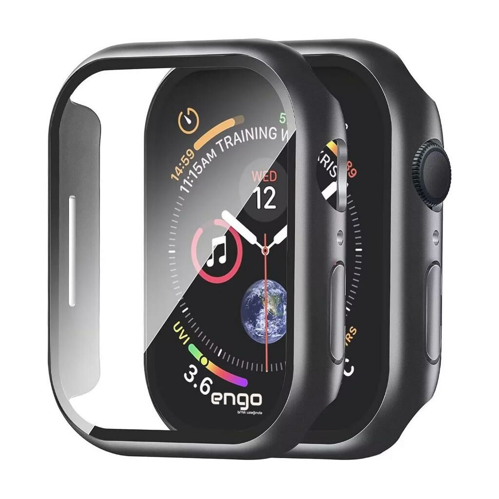 Apple Watch 9 Ekran Koruyucu Kılıf Sert PC Kasa Watch 9 41mm