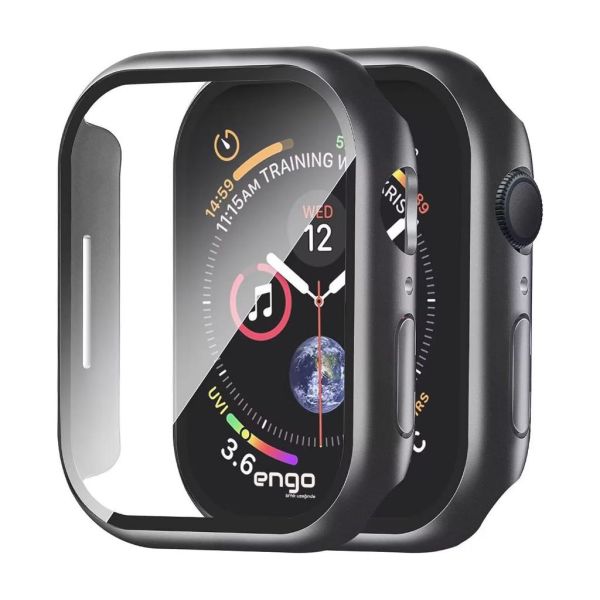 Apple Watch 9 Ekran Koruyucu Kılıf Sert PC Kasa Watch 9 41mm Siyah